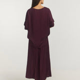 STAPLE ROUND NECK TOP / MULBERRY