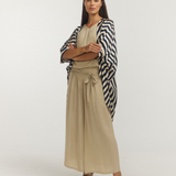 KIMONO/ navy oyster stripe