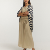 KIMONO/ navy oyster stripe