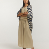 KIMONO/ navy oyster stripe