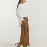 LONG SLEEVE STAPLE TOP / WHITE