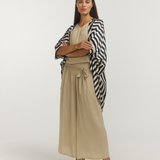 KIMONO/ navy oyster stripe