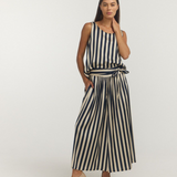 STAPLE TANK / navy oyster stripe