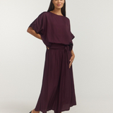 STAPLE ROUND NECK TOP / MULBERRY