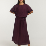 STAPLE ROUND NECK TOP / MULBERRY