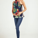 Maternity 8 Way Top - Navy Bliss