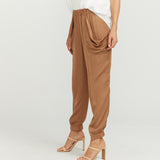 Slouchy Pants - Tan