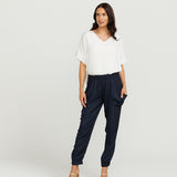 Slouchy Pants - Navy