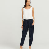 Slouchy Pants - Navy