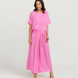 Round Neck Top - Pink