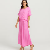 Round Neck Top - Pink