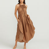 Multi Wearing Dress - Tan