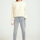 Crew Neck Sweater - Cream