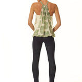 8 Way Top - Green Fan Print