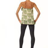 8 Way Top - Green Fan Print