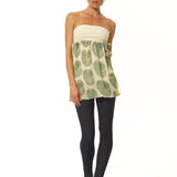 8 Way Top - Green Fan Print