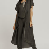 Jacket Kimono with Belle Sleeves - Sage Green