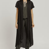 Jacket Kimono with Belle sleeves - Black