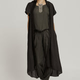 Jacket Kimono with Belle sleeves - Black