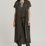 Jacket Kimono with Belle Sleeves - Sage Green