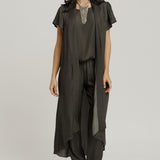 Jacket Kimono with Belle Sleeves - Sage Green