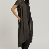 Jacket Kimono with Belle sleeves - Black