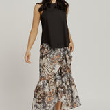 Frill Skirt - Batik Print