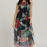 Multi Wearing Dress - Navy Bliss Print