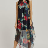 Multi Wearing Dress - Navy Bliss Print