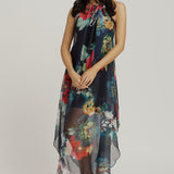 Multi Wearing Dress - Navy Bliss Print