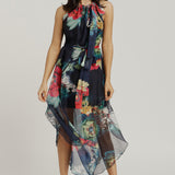 Multi Wearing Dress - Navy Bliss Print