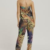 Strapless Maxi Jumpsuit - Vivid Print