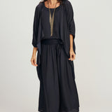 Round Neck Top - Navy