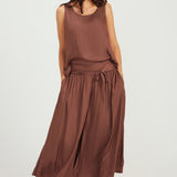 Staple Tank Top - Chocolate Plum