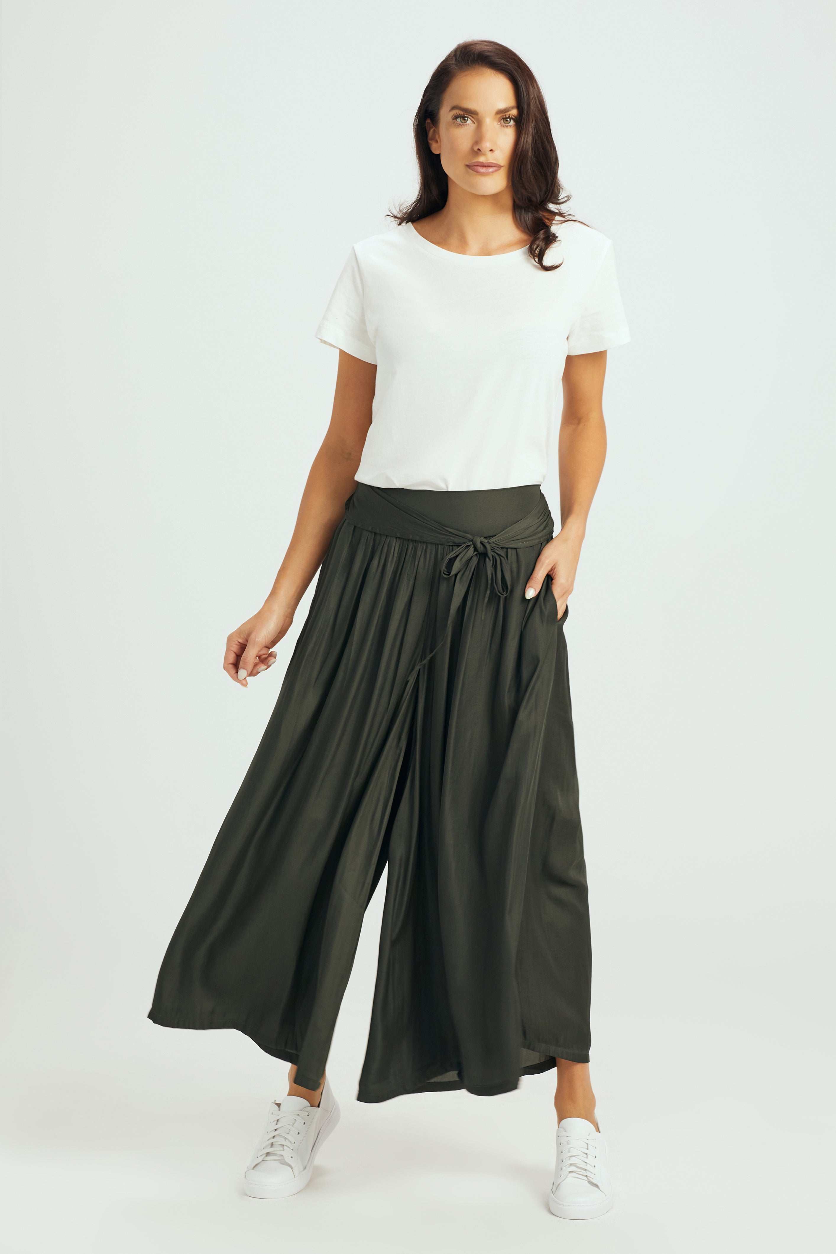 Skirt Pants - Sage Green