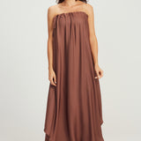 Multi Wearing Dress - Chocolate Plum