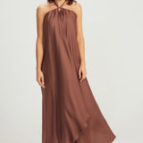 Multi Wearing Dress - Chocolate Plum