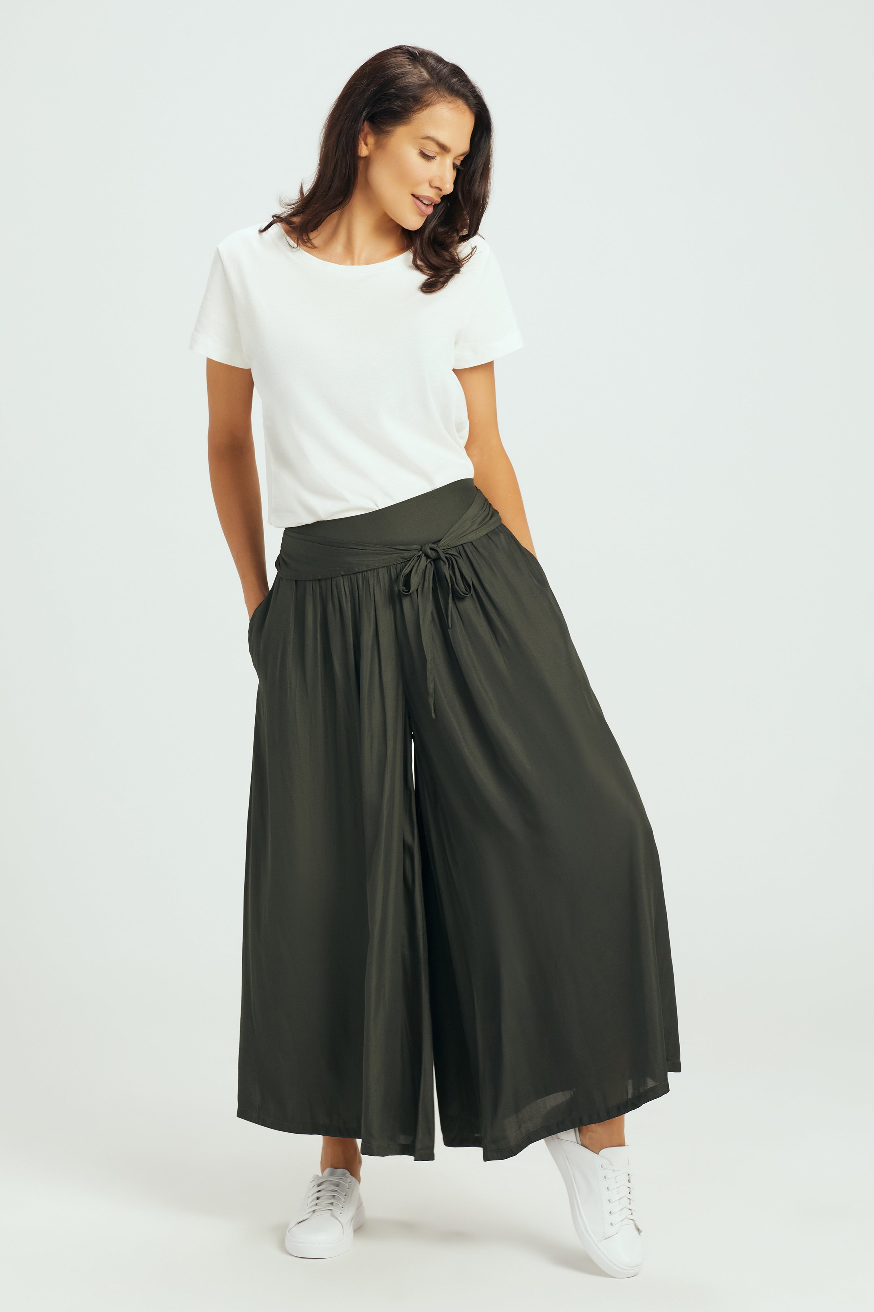 Skirt Pants - Sage Green