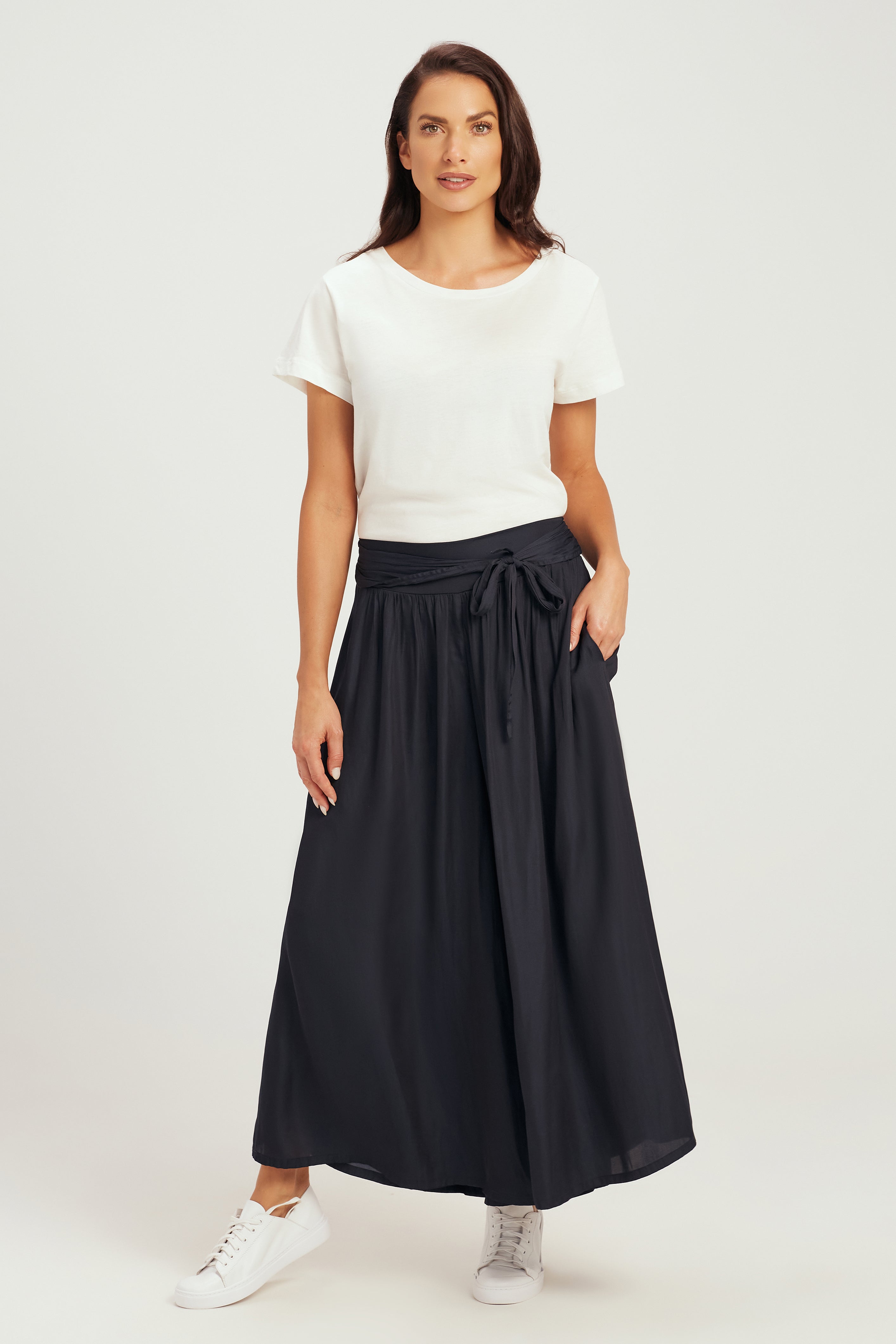 Skirt Pants - Navy