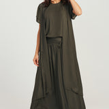 Jacket Kimono with Belle Sleeves - Sage Green