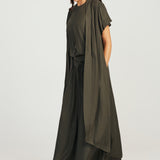 Jacket Kimono with Belle Sleeves - Sage Green