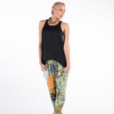 Slouchy Pants - Earthy Marble Print