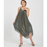 V Neck dress - Olive