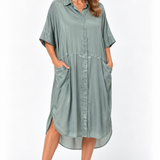 MULTI WEARING SHIRT DRESS