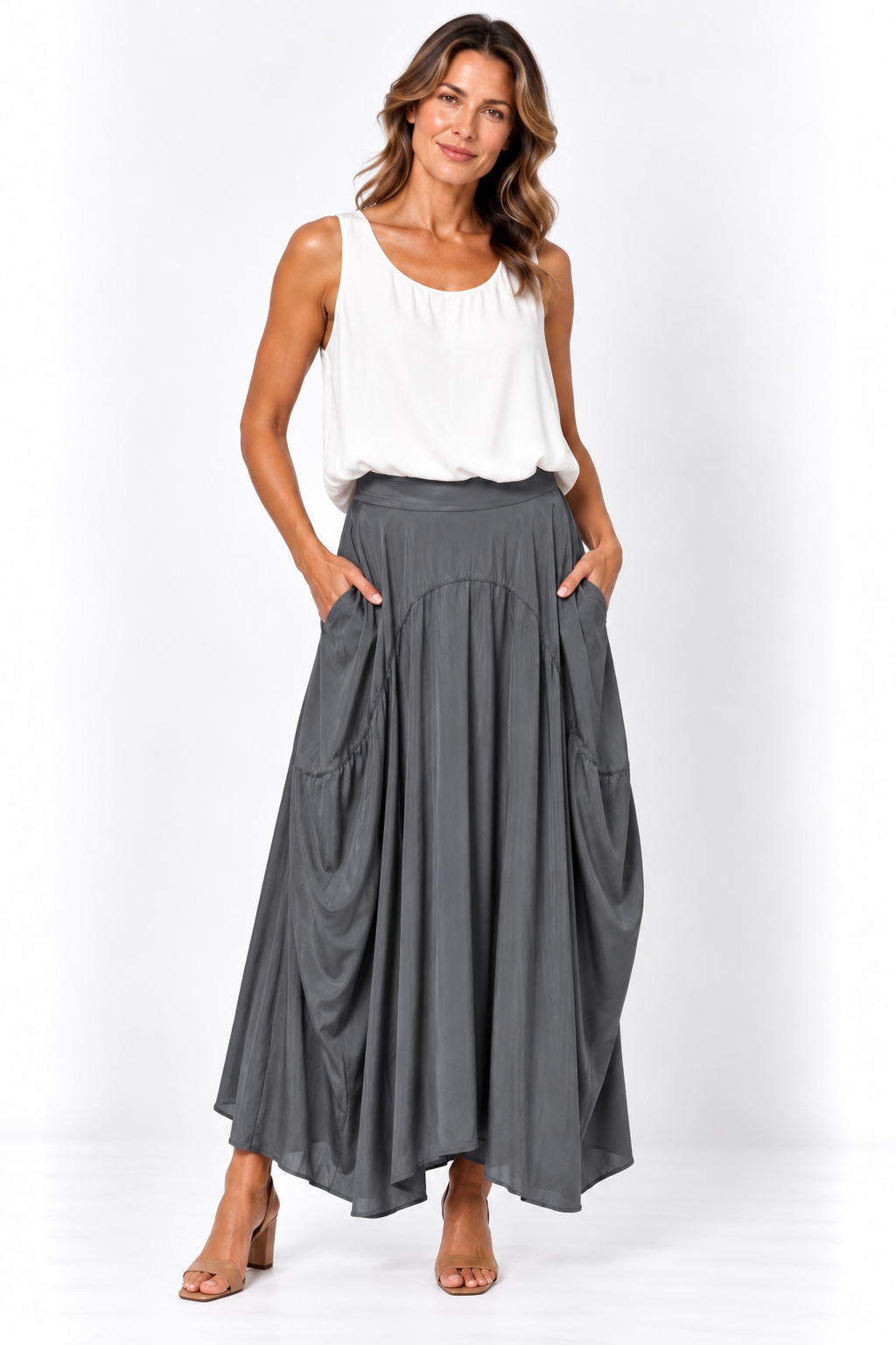 STRUCTURED SKIRT / XS-6XL