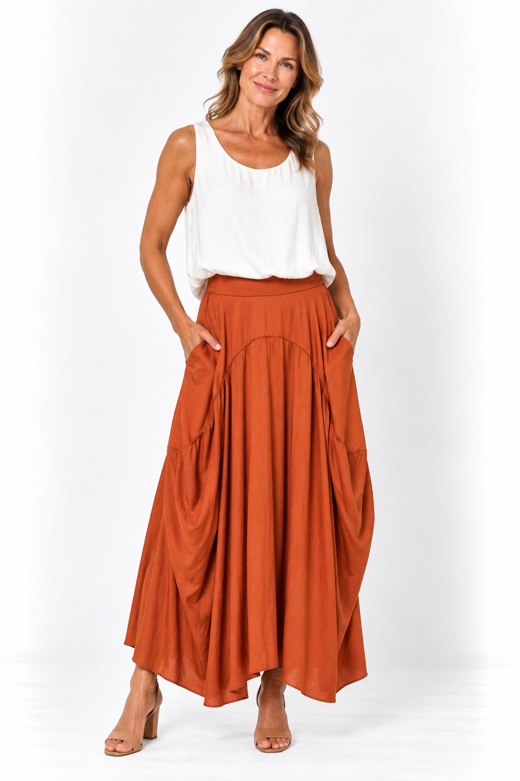 STRUCTURED SKIRT / XS-6XL