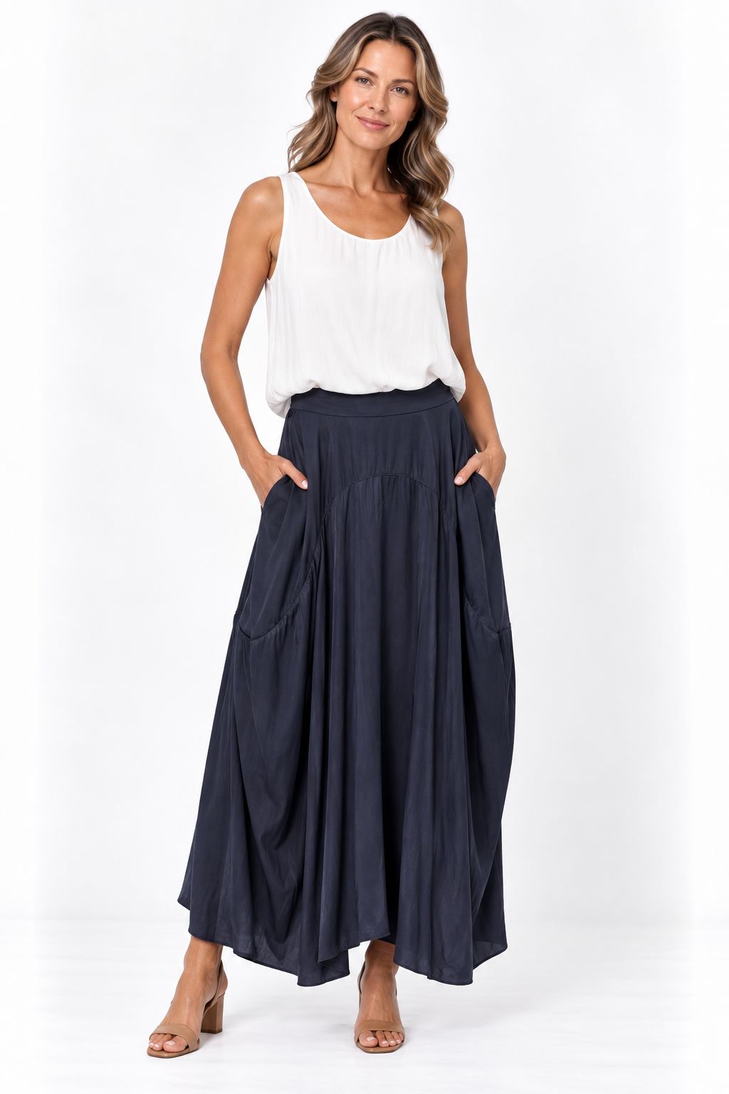 STRUCTURED SKIRT / XS-6XL