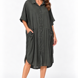 MULTI WEARING SHIRT DRESS