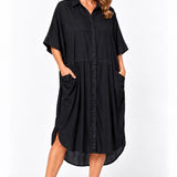 MULTI WEARING SHIRT DRESS