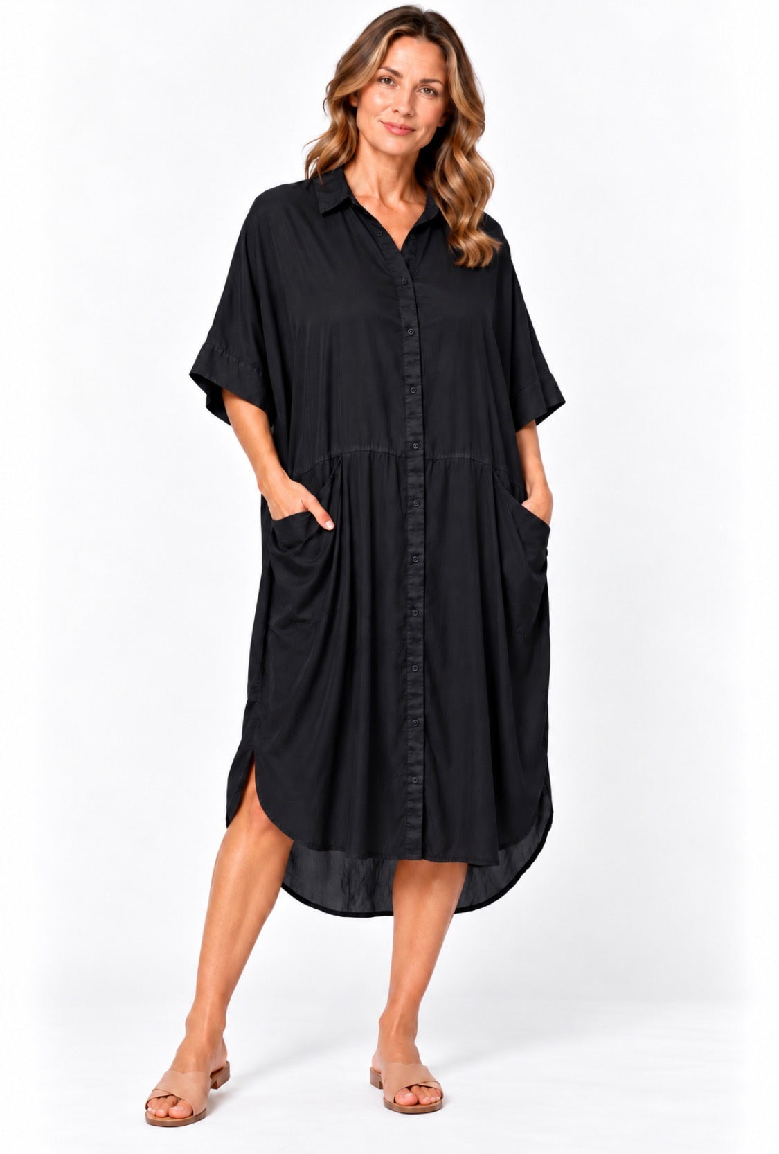 MULTI WEARING SHIRT DRESS
